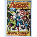 AVENGERS # 100 (1972 - MARVEL - Pence Copy) - Barry Windsor Smith cover and interior art +