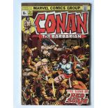 CONAN # 24 (1973 - MARVEL - Pence Copy) - First full appearance of Red Sonja - Barry Smith cover and