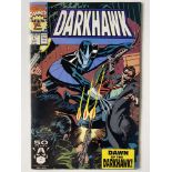 DARKHAWK # 1 - (1991 - MARVEL - Cents/Pence Copy) - Origin and first appearance of Darkhawk +