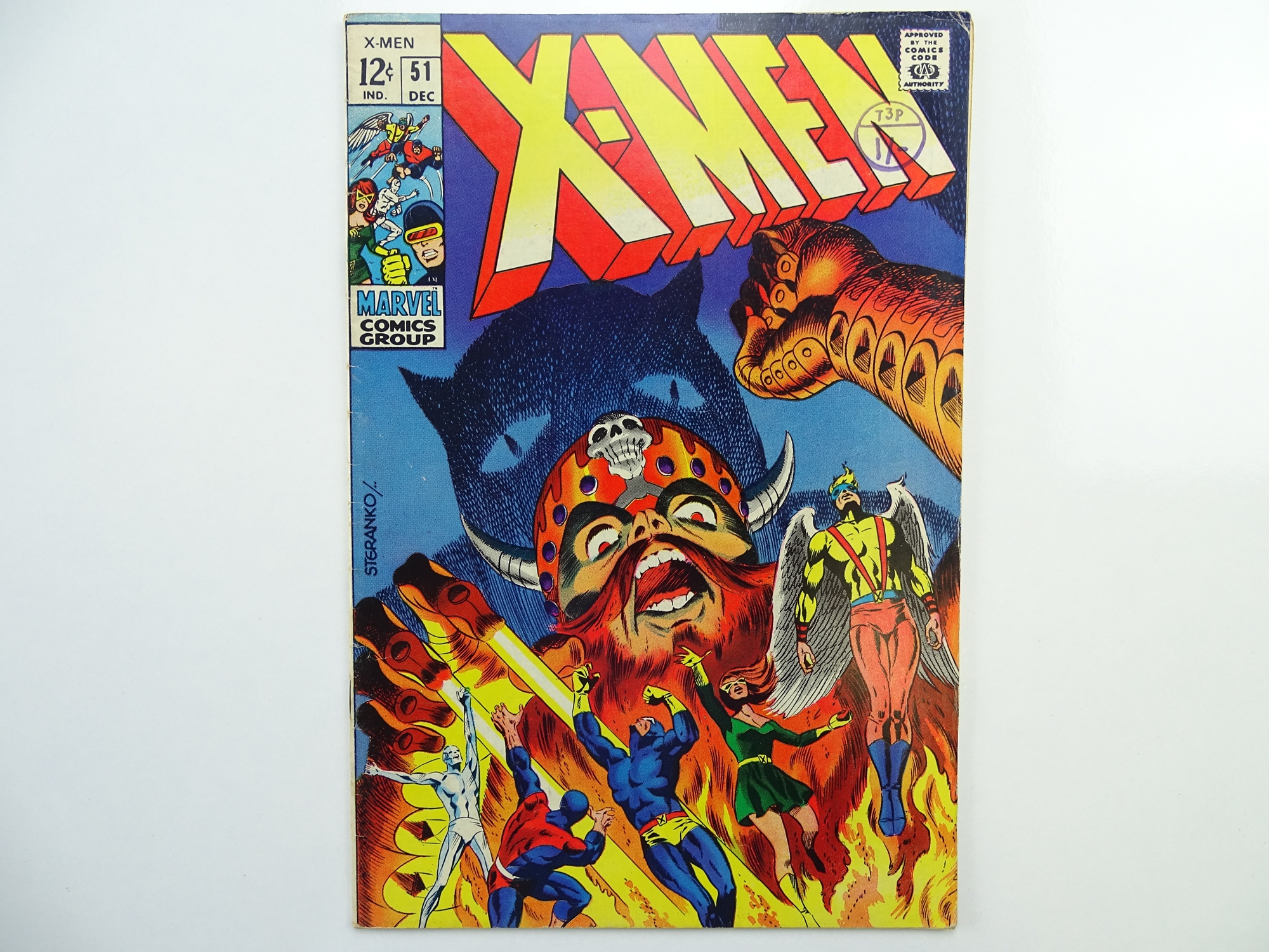 UNCANNY X-MEN # 51 - (1968 - MARVEL - Cents Copy with Pence Stamp) - First appearance (cameo) of