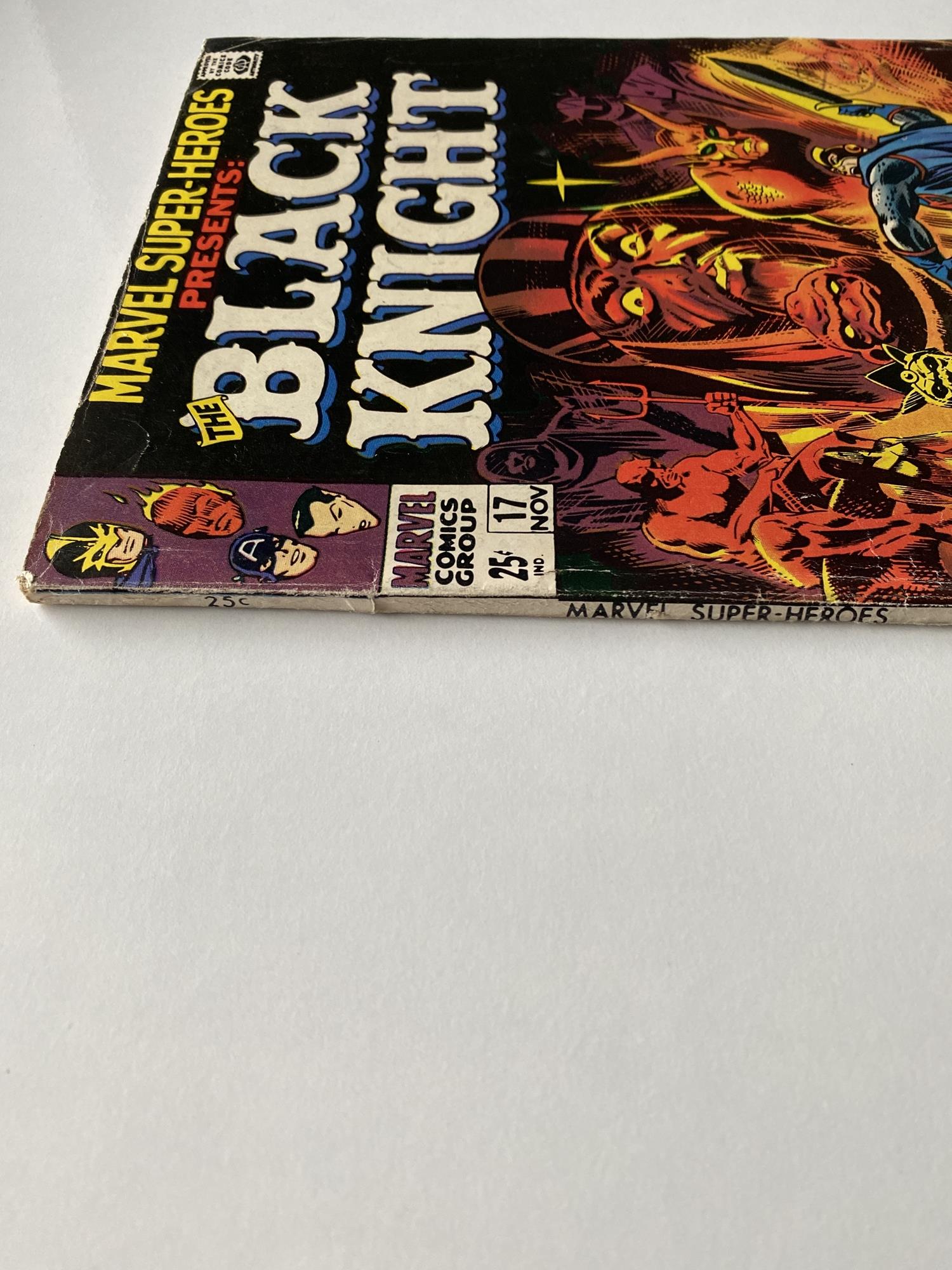 MARVEL SUPER HEROES: BLACK KNIGHT # 17 (1968 - MARVEL - Cents Copy with Pence Stamp) - Origin of the - Image 6 of 7