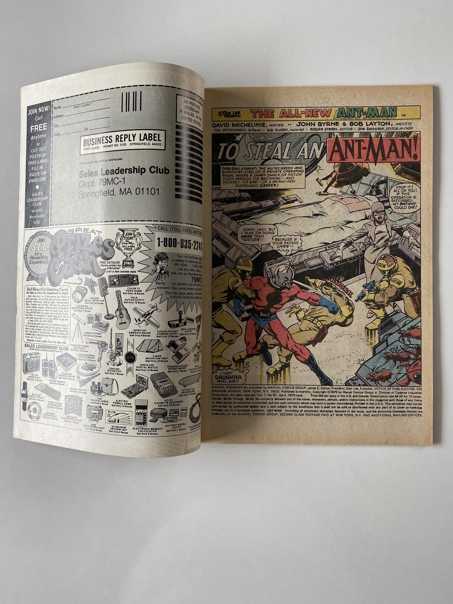 MARVEL PREMIERE: ANT-MAN # 47 (1979 - MARVEL - Cents Copy) - First appearance of 'Movie' Ant-Man - Image 3 of 7