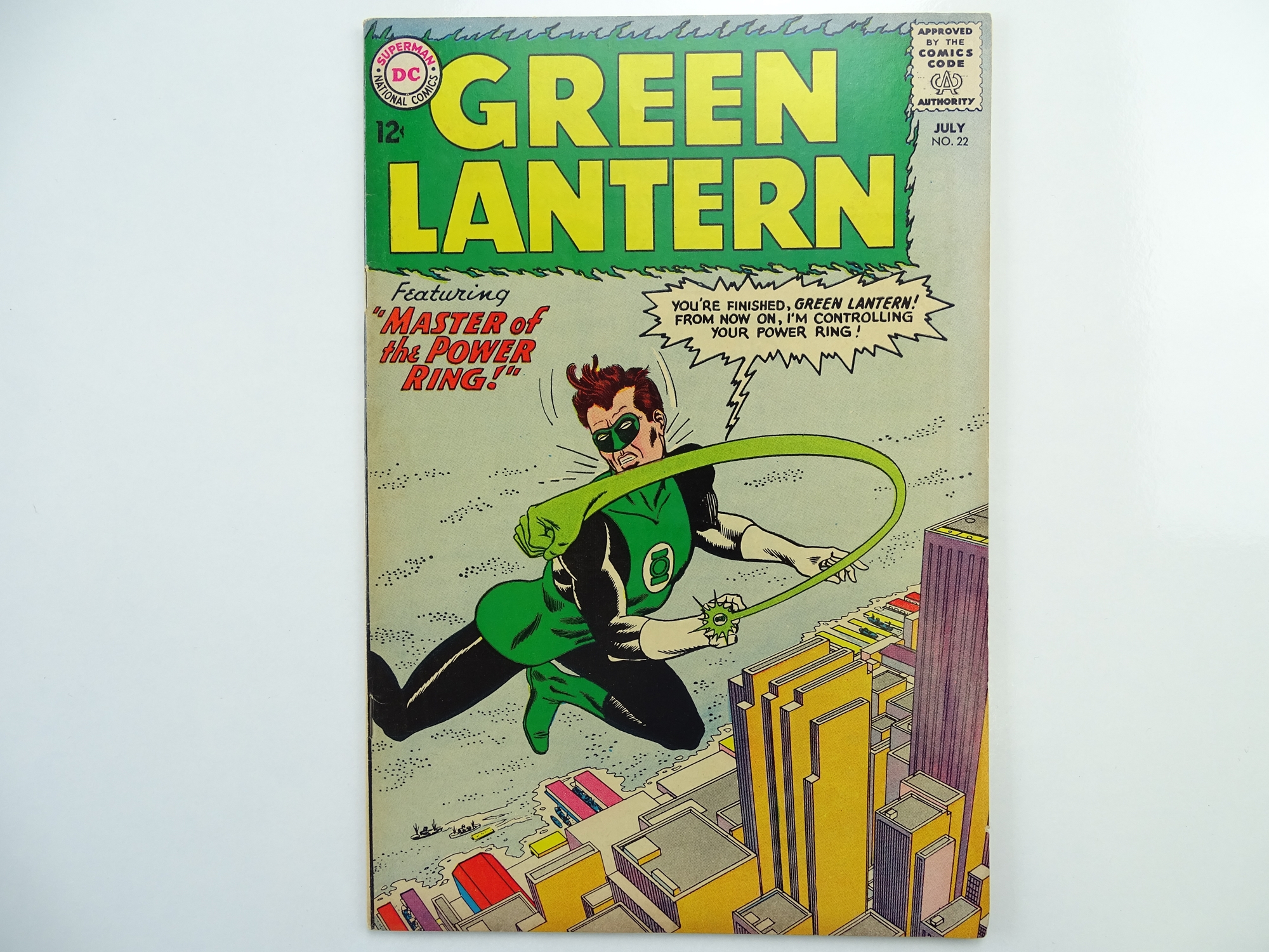 GREEN LANTERN # 22 - (1963 - DC - Cents Copy) - Hector Hammond appearance + Jordan Brothers backup