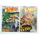 UNCANNY X-MEN # 61 & 62 - (1969 - MARVEL Pence Copy) - Sauron's second appearance + Magneto and Ka-