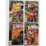UNCANNY X-MEN # 158, 159, 160,161 (Group of 4) - (1982 - MARVEL Cents/Pence Copy) - First appearance