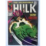 HULK # 107 (1968 - MARVEL - Cents with Pence Stamp) - Hulk battles Mandarin + Nick Fury and S.H.I.