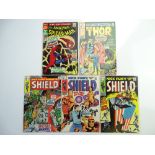 AMAZING SPIDER-MAN + THOR + NICK FURY: AGENT OF SHIELD LOT (Group of 5) - (MARVEL - Cents with Pence