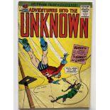 ADVENTURES INTO THE UNKNOWN # 158 - (1965 - ACG CENTS Copy) - Jay Kafka cover - Flat/Unfolded - a
