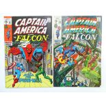 CAPTAIN AMERICA (& FALCON) # 137 & 138 (Group of 2) - (1971 - MARVEL - Cents Copy with Pence