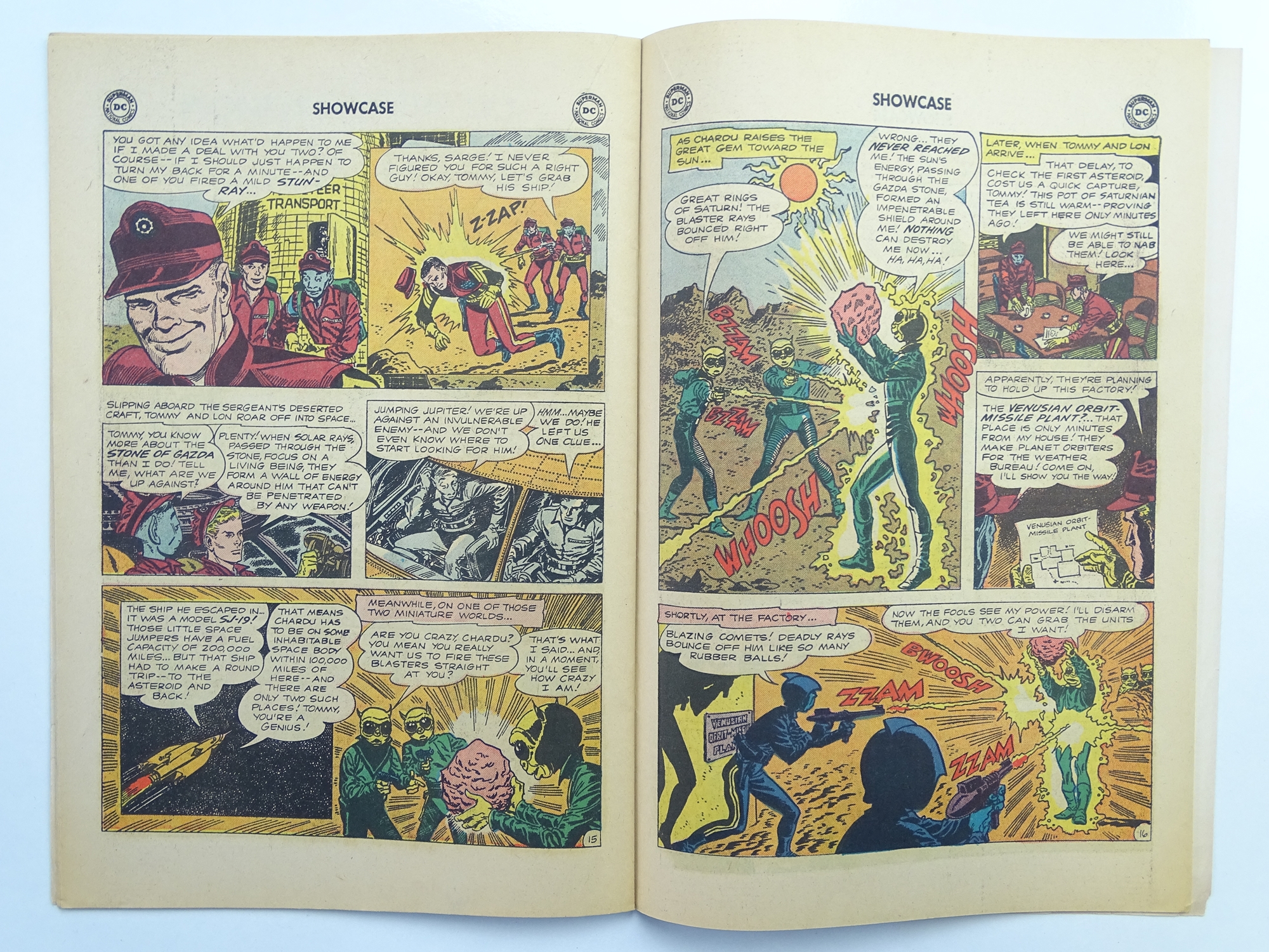 SHOWCASE: TOMMY TOMORROW # 41 (1962 - DC - Cents Copy) - New costume and origin of Tommy - Image 5 of 7