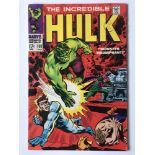 HULK # 108 (1968 - MARVEL - Cents with Pence Stamp) - Hulk battles Mandarin + Nick Fury and S.H.I.