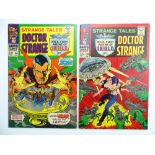 STRANGE TALES: DOCTOR STRANGE + NICK FURY: AGENT OF SHIELD # 153 & 156 (Group of 2) - (1967 - MARVEL