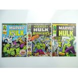 MIGHTY WORLD OF MARVEL: HULK #197, 198, 199 (Group of 3) - (1976 - MARVEL UK - Pence Copy) - First