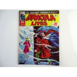 DRACULA LIVES # 23 - SIGNED CHRISTOPHER LEE - (1975 - BRITISH MARVEL - Pence Copy) - Signed by