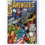 AVENGERS # 80 (1970 - MARVEL - Pence Copy) - First appearance and origin of Red Wolf - John