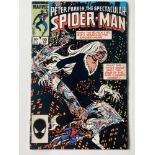 SPECTACULAR SPIDER-MAN # 90 (1984 - MARVEL - Cents/Pence Copy) - First black costume in title, which