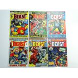 AMAZING ADVENTURES: BEAST # 12, 13, 14, 15, 16, 17 (Group of 6) - (1972/73 - MARVEL Pence Copy) -