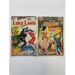 LOIS LANE # 70 & 124 (Group of 2) - (1966/72 - DC Cents with Pence Stamp) - First Silver Age
