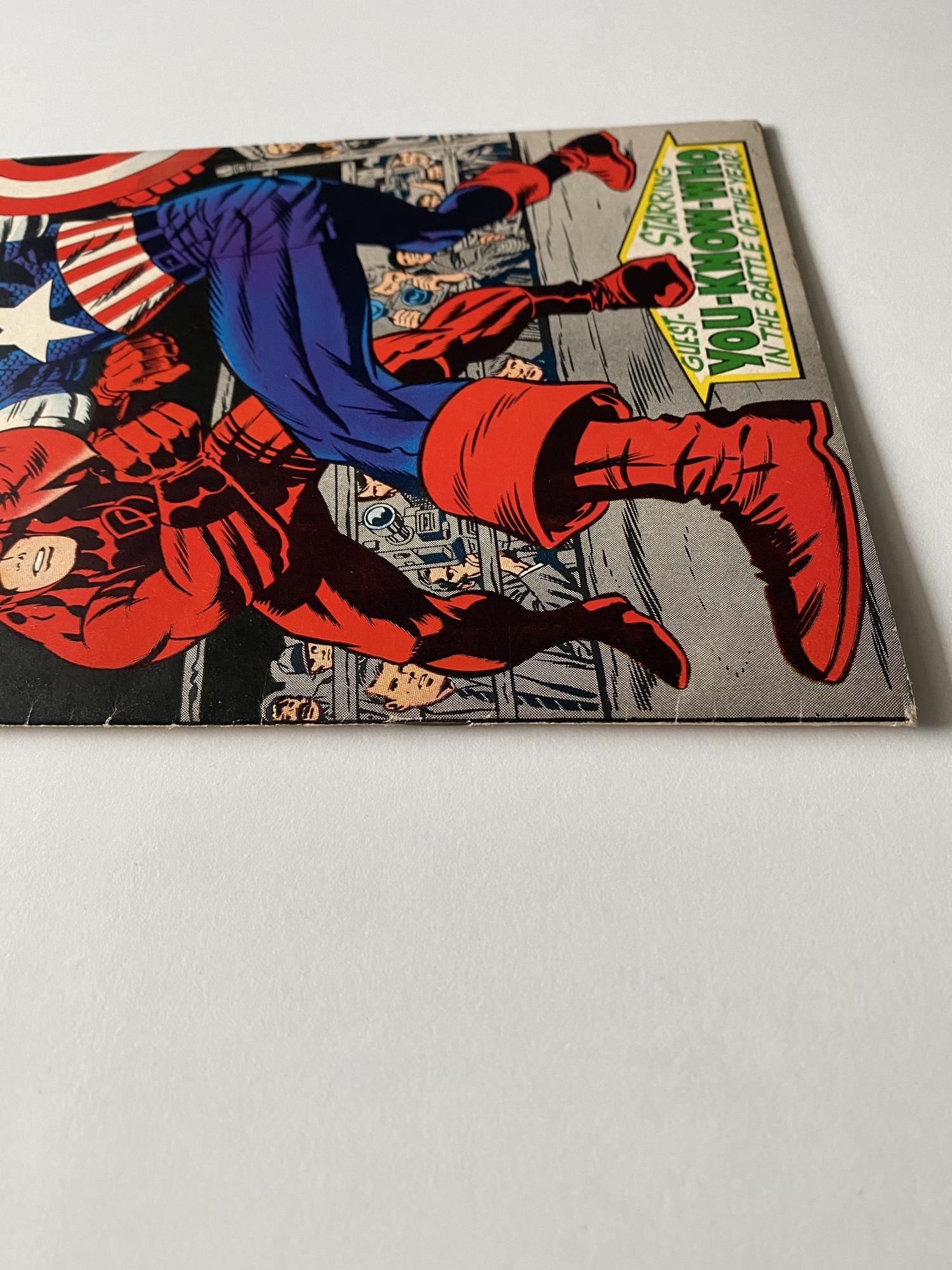 DAREDEVIL # 43 (1968 - MARVEL - Cents Copy) - Classic Jack Kirby cover as Daredevil battles - Image 6 of 6