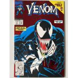 VENOM: LETHAL PROTECTOR # 1 (1993 - MARVEL - Cents/Pence Copy) - First Venom solo title + Spider-Man