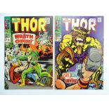 THOR # 147 & 155 (Group of 2) - (1967/68 - MARVEL - Cents Copy with Pence Stamp) - Ringmaster and