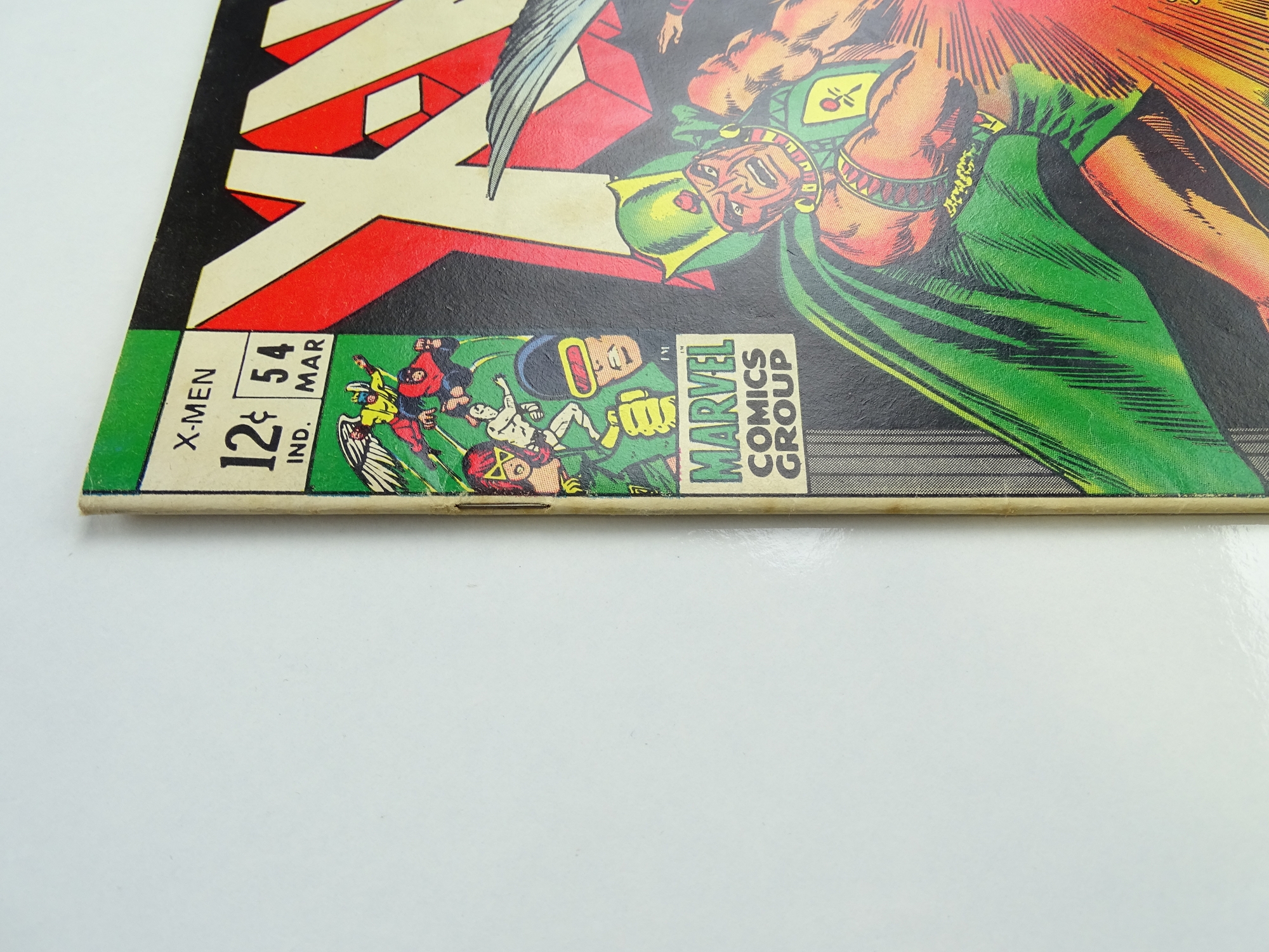 UNCANNY X-MEN # 54 - (1969 - MARVEL - Cents Copy with Pence Stamp) - First appearance of Alex - Image 6 of 7