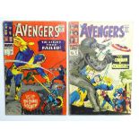 AVENGERS # 35 & 37 (Group of 2) - (1966/67 - MARVEL - Pence Copy) - Black Widow, Living Laser