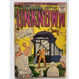 ADVENTURES INTO THE UNKNOWN # 75 - (1956 - ACG CENTS Copy) - Ogden Whitney cover - Flat/Unfolded - a