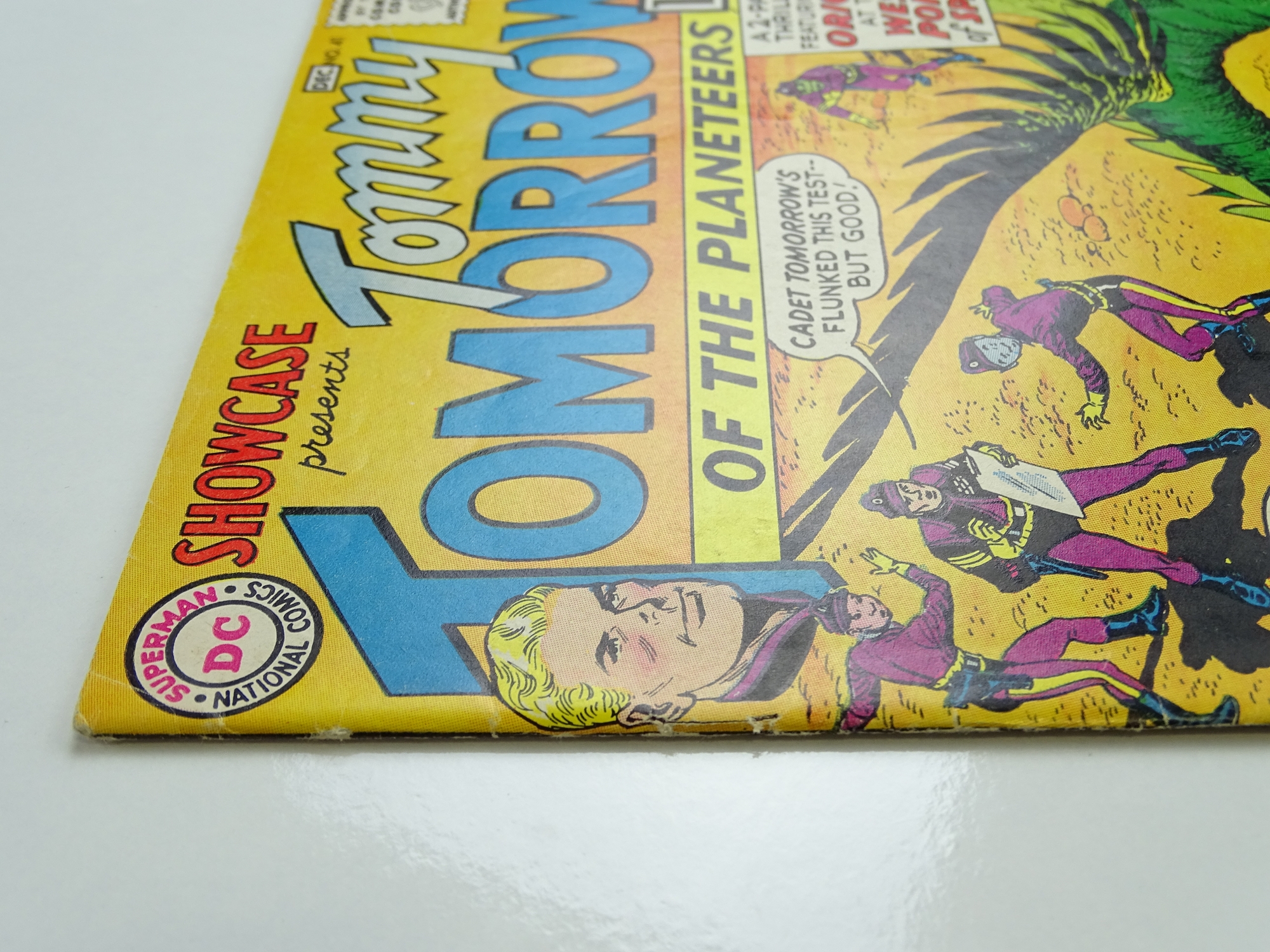 SHOWCASE: TOMMY TOMORROW # 41 (1962 - DC - Cents Copy) - New costume and origin of Tommy - Image 6 of 7