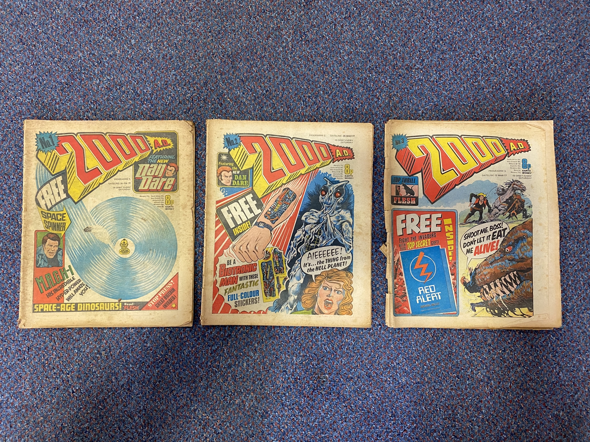 2000 AD LOT #1 - 127 + SUMMER SPECIAL (Group of 128) - (1977/78 - IPC MAGAZINES Pence Copy) -