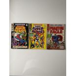 MARVEL SUPER HEROES # 14, 15, 16 (Group of 3) - (1968 - MARVEL - Cents Copy with Pence Stamp) -