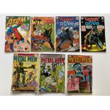 ATOM, BRAVE & BOLD, HAWK & DOVE, METAL MEN LOT (Group of 7) - (DC Cents & Cents with Pence