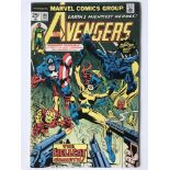 AVENGERS # 144 (1976 - MARVEL - Cents Copy) - Origin and first appearance of Hellcat (Patsy Walker