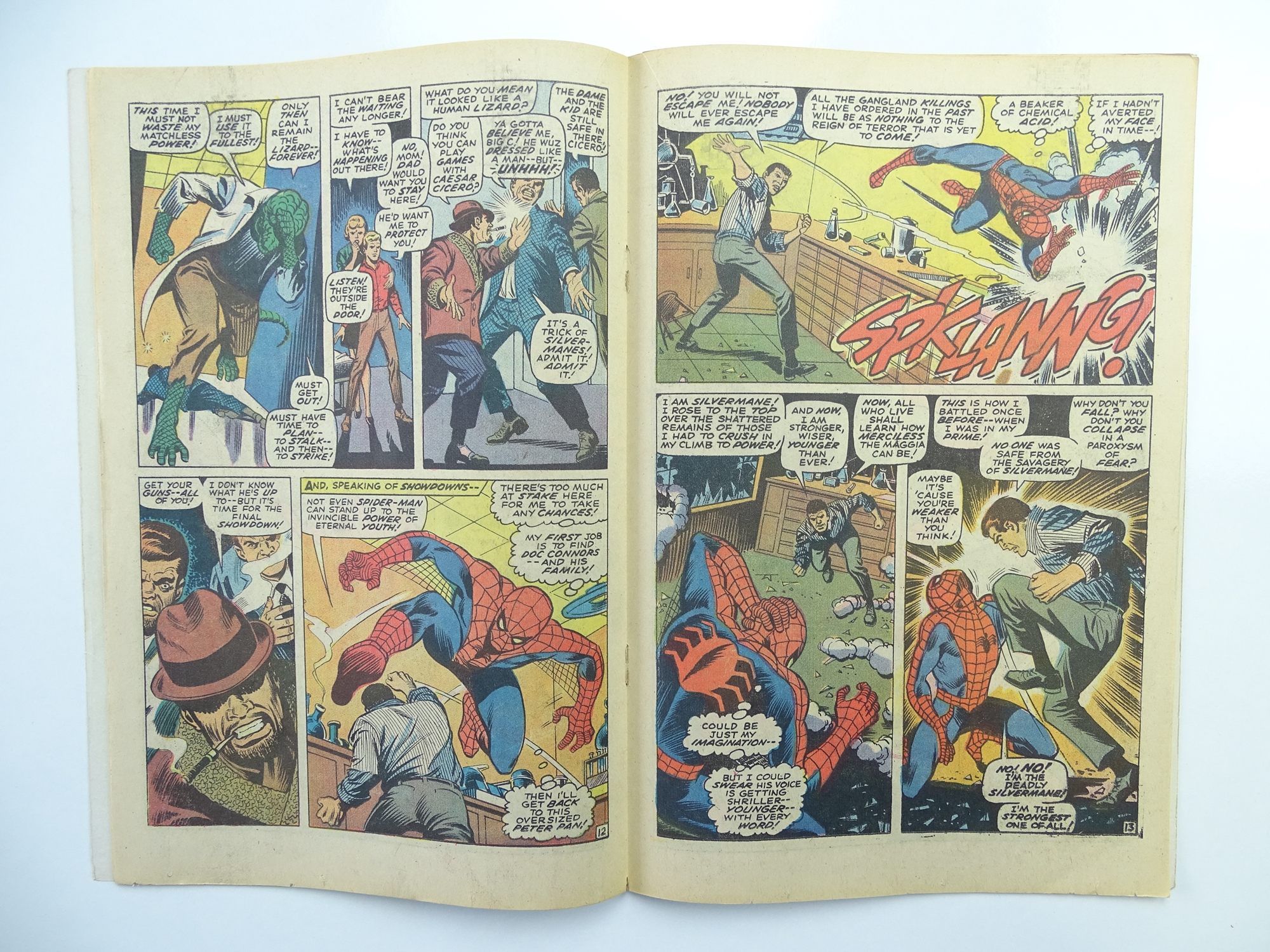 AMAZING SPIDER-MAN # 75 - (1969 - MARVEL - Cents Copy) - 'Death' of Silvermane + Lizard cameo - John - Image 5 of 7