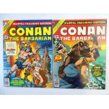 CONAN MARVEL TREASURY EDITIONS LOT (Group of 2) - (1977/78 - MARVEL Pence Copy) - Lot includes #15