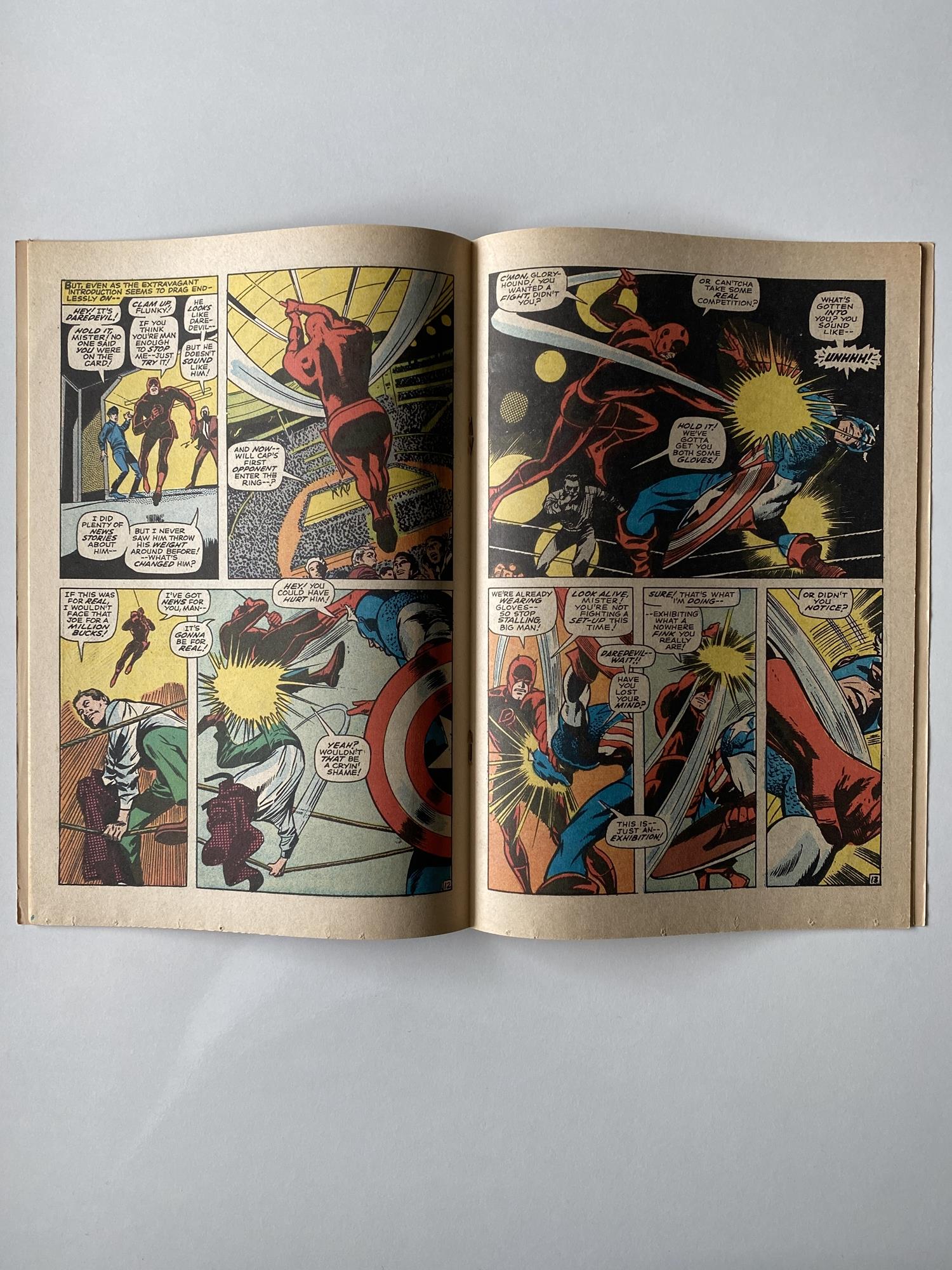 DAREDEVIL # 43 (1968 - MARVEL - Cents Copy) - Classic Jack Kirby cover as Daredevil battles - Image 4 of 6