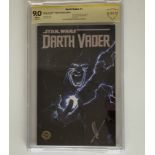 STAR WARS: DARTH VADER # 1 - (2018 - PANINI/DISNEY) - Signature Series GRADED 9.0 by CBCS & Signed