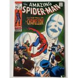 AMAZING SPIDER-MAN # 80 (1970 - MARVEL - Cents Copy) - Chameleon appearance - John Romita Sr.