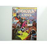 DRACULA LIVES # 28 - SIGNED STAN LEE + CHRISTOPHER LEE + INGRID PITT - (1975 - BRITISH MARVEL -