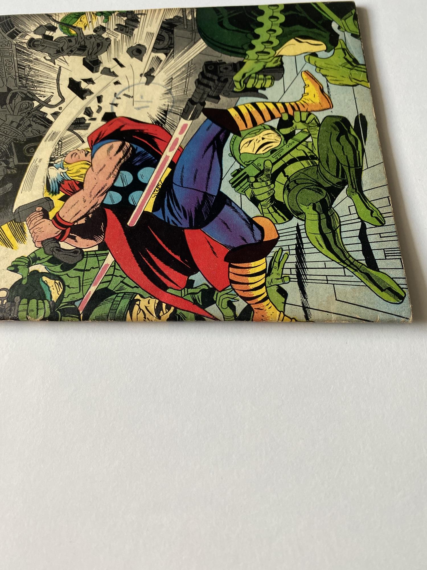 THOR # 132 (1966 - MARVEL - Cents Copy with Pence Stamp) - First appearance of Ego the Living Planet - Image 7 of 7
