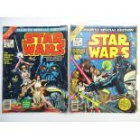 STAR WARS: MARVEL TREASURY EDITION # 1 & 2 (Group of 2) - (1977 - MARVEL - Pence Copy) - Full colour