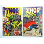 THOR # 142 & 143 (Group of 2) - (1967 - MARVEL - Pence Copy) - Thor battles the Super-Skrull + "