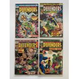 DEFENDERS # 14, 15, 16, 17 (Group of 4) - (1974 - MARVEL Cents & Pence Copy) - Flat/Unfolded - a