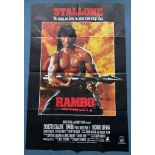 RAMBO: FIRST BLOOD PART II (1985) - British 60" x 40" film poster - One of the defining SYLVESTER