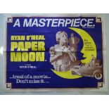 PAPER MOON (1973) UK Quad film poster for the father/daughter family relationship drama starring