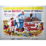 WALT DISNEY: SWORD IN THE STONE (1960 Release) and (1983 release)- UK Quad Film Posters - Folded (as