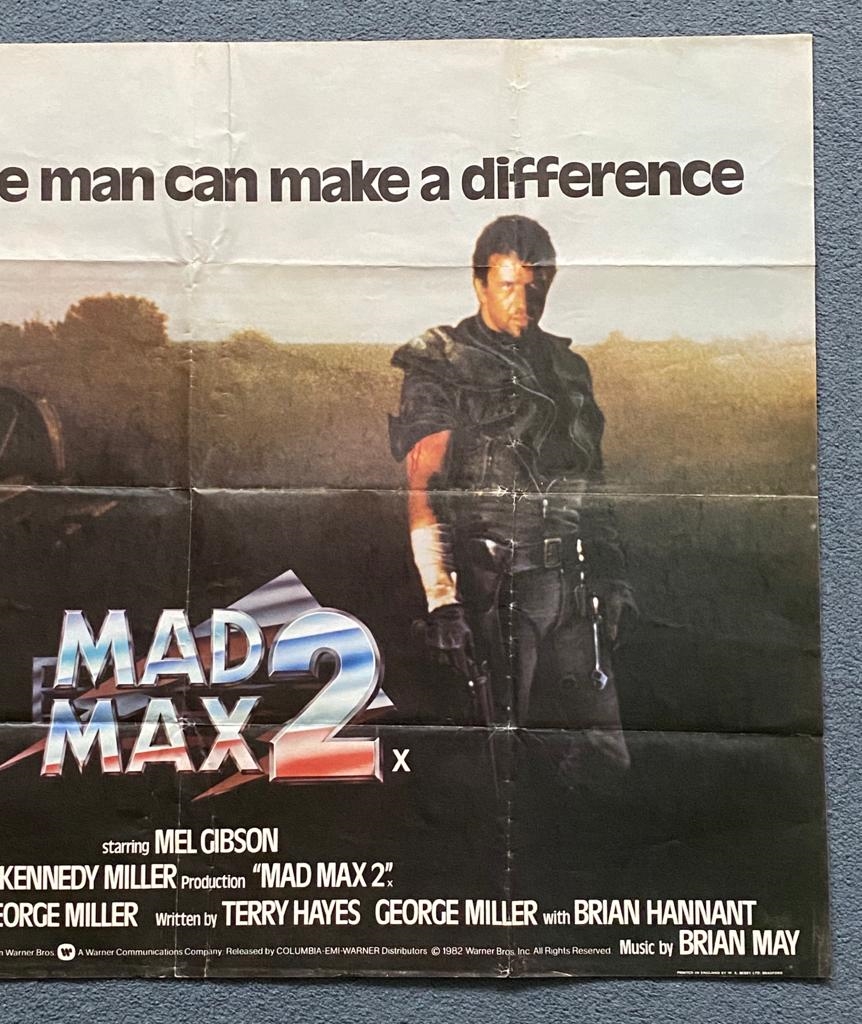 MAD MAX 2 (1982) - British UK Quad - Mel Gibson reprising his role as Max Rockatansky in this all- - Image 3 of 4