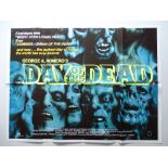 DAY OF THE DEAD (1985) - UK Quad Film Poster - FIRST RELEASE - GEORGE A ROMERO - 'Wall of Zombies'