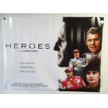 MOTOR RACING: A pair of posters to include HEROES (2020) UK Quad film poster and a commercial