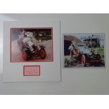 CHITTY CHITTY BANG BANG: 2 x signed photographs of the infamous car - signed by SALLY ANNE HOWES,